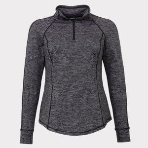 Torrid Super Soft Performance Jersey Half Zip Active Pullover Size 4